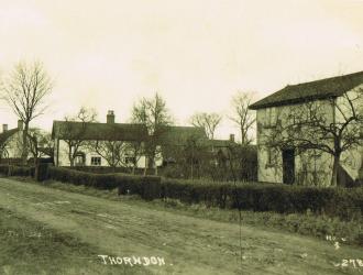 Briswell Green - Verdun Cottage, now Beaver Cottage on the right